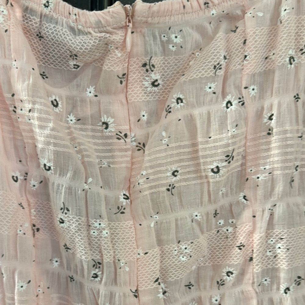 NWT PLT Pink Ruffled Mini Dress - Picture 6 of 8